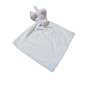 Baby Security Blanket lovey With Plush Bear Toy By MSC Mainstreet Collection